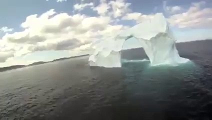 Buzdağının içinden uçarak geçmek...