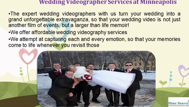 Hire Service Pros - Cost Effective Local Wedding Videographers Services in Minneapolis