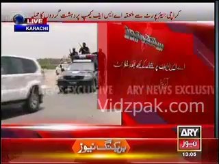 Flight Operations suspeded at KarachiAirport after fresh attack on ASF Academy