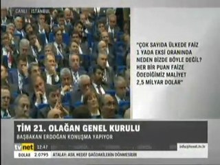 Başbakan Erdoğan, İstanbul’da TİM 21. Olağan Genel Kurulunda Konuşma Yapıyor. İhracatçılar Meclisi Genel Kurulu