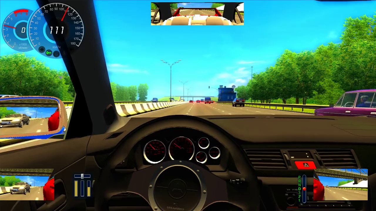 City Car Driving Mitsubishi Lancer Evolution IX Makas