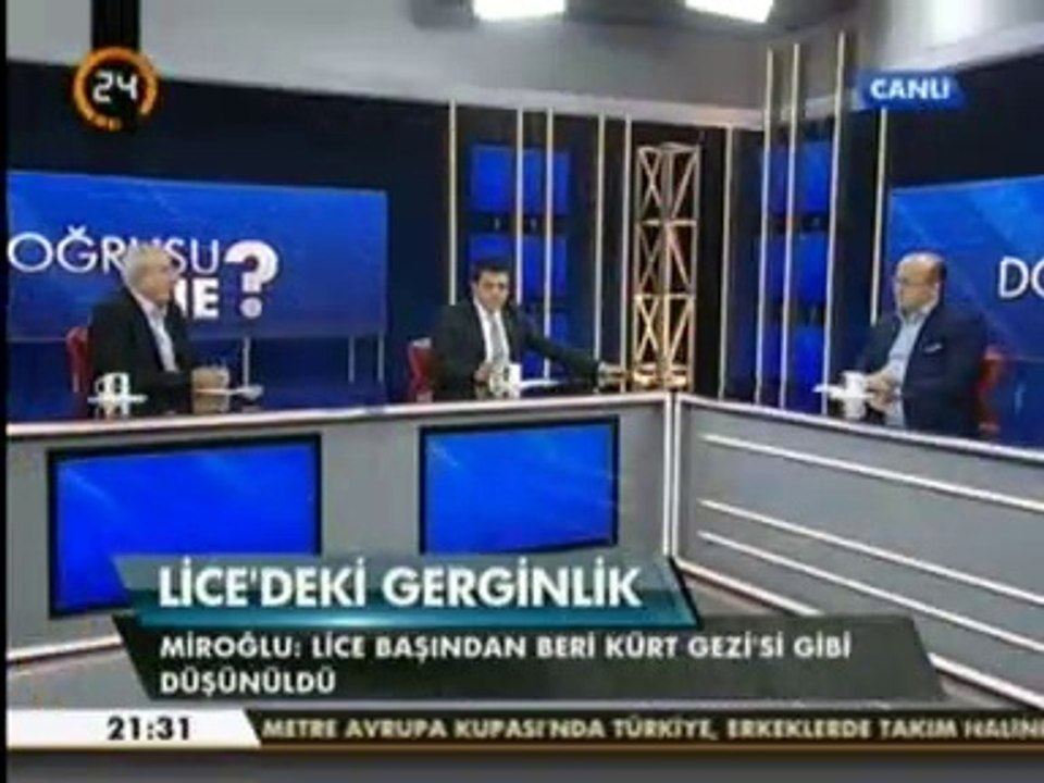 Başbakan Başdanışmanı ve Ankara Milletvekili Yalçın Akdoğan Lice'deki Gerginlikleri Değerlendirdi