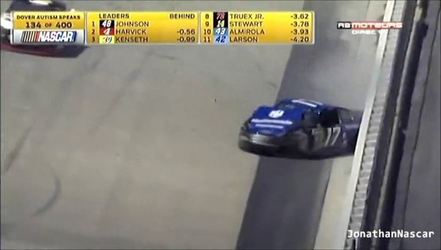 Biffle - Stenhouse crash Dover 2014 NASCAR Sprint Cup