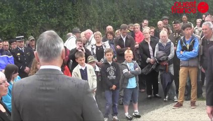 70e D-Day : une stèle pour le Lt-Colonel Wolverton tué à Ste-marie-du-Mont