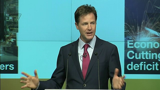 Clegg: Lib Dems will not support austerity forever