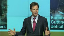 Clegg: Lib Dems will not support austerity forever