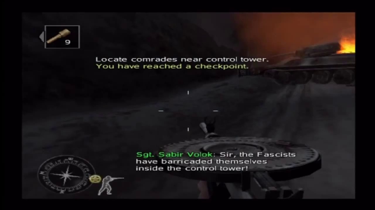 Call of Duty Finest Hour - Mission 8 Airfield Ambush (part 2 of 2)