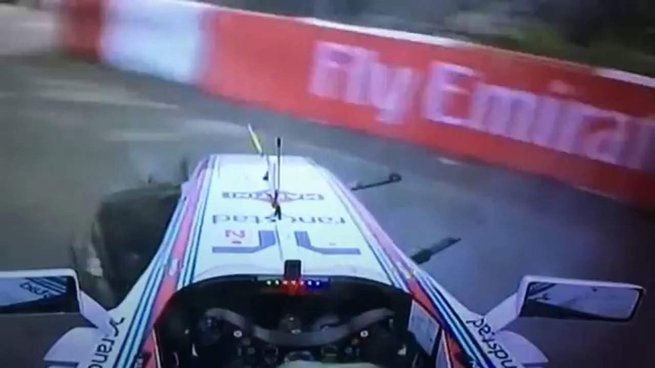 Massa - Perez crash Canada 2014