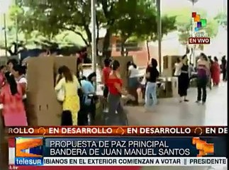 Inicia semana previa a la segunda vuelta en presidencial colombiana