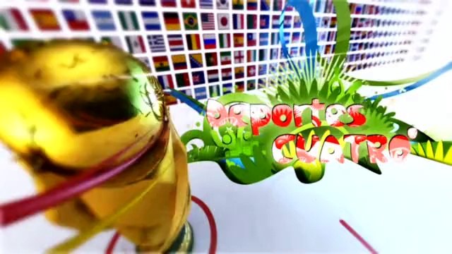 Cabecera Deportes Cuatro - Mundial de fútbol Brasil 2014