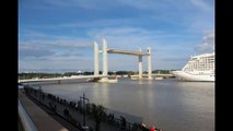 Time Lapse - Passage de Bateaux sous le pont Chaban Delmas - Bordeaux