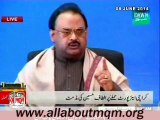 Altaf Hussain strongly condemns the terrorist attack on the Karachi Airport