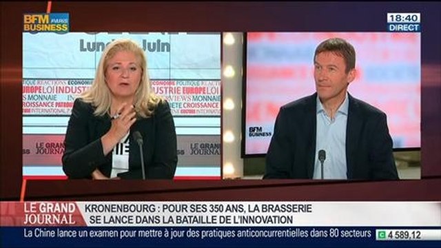 Marc Vermeulen, président directeur général des Brasseries Kronenbourg, dans Le Grand Journal - 09/06 3/4