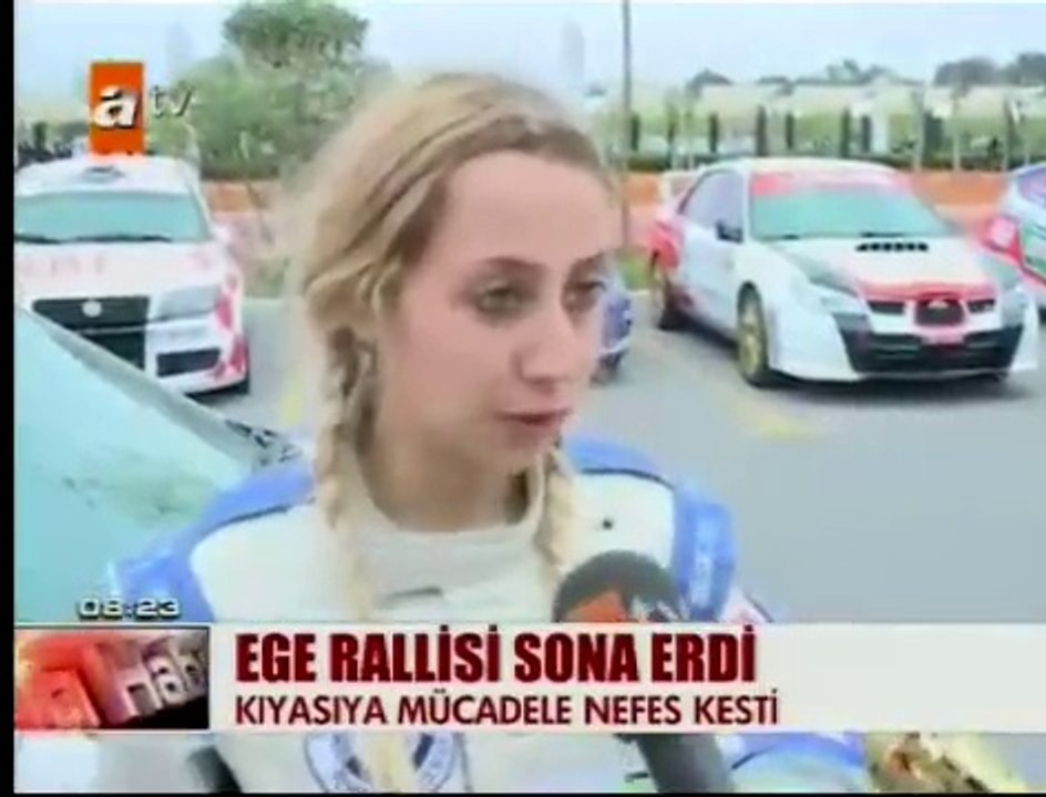 Burcu Burkut Erenkul - ATV - Kahvaltı Haberleri - Ege Rallisi - 9 Nisan 2012
