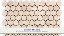 Crema Marfil Marble Tiles and Mosaics from AllMarbleTiles.com