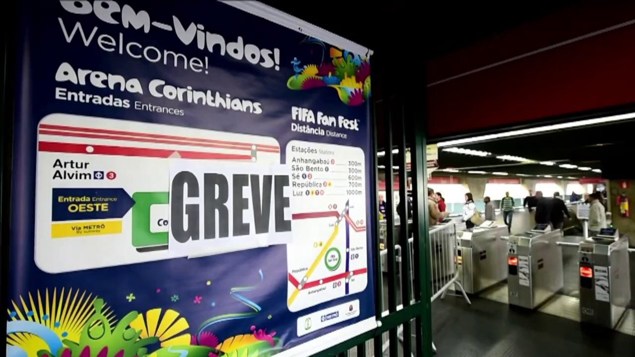 Gases lacrimógenos en Sao Paulo