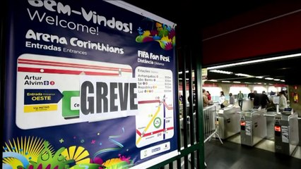 Gases lacrimógenos en Sao Paulo