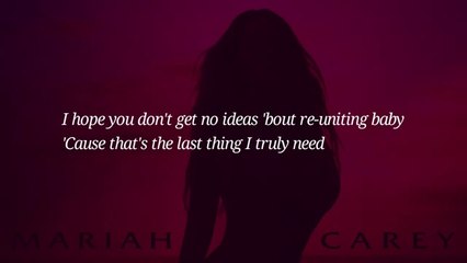 Mariah Carey - The Art of Letting Go (Lyrics / Paroles)