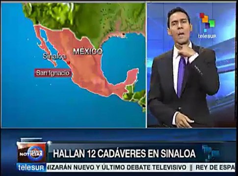 México: hallan 12 cadáveres en Sinaloa; víctimas fueron secuestradas