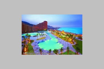 Furnished chalet for rent in Porto sokhna Pyramids resort