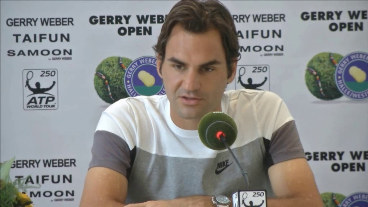 Halle: Federer: 'Wieder den Titel holen'