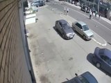 Schoolgirl hit by a car on a pedestrian crossing in Serbia-Nis (instant death)