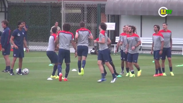 Americanos fazem primeiro treino no CT do São Paulo
