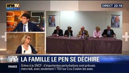 Le Soir BFM: FN: la famille Le Pen se déchire - 09/06 4/4
