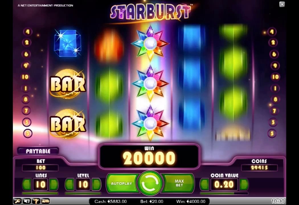 100 (NetEnt) Free Spins on Starburst at 4 Casinos [HD 720p]