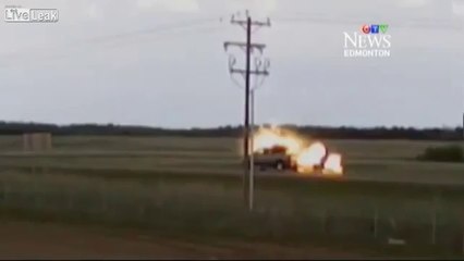 Lightning Strikes Truck!!!