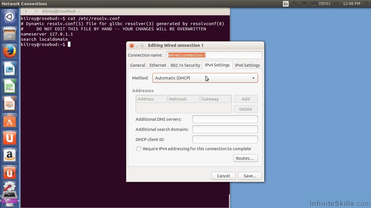 Linux Changing Nameservers