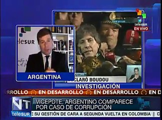 Vicepresidente argentino aclaró "todos los puntos" ante el juez