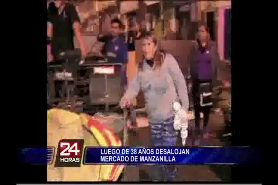 Lima: al menos dos mil ambulantes fueron desalojados en Manzanilla