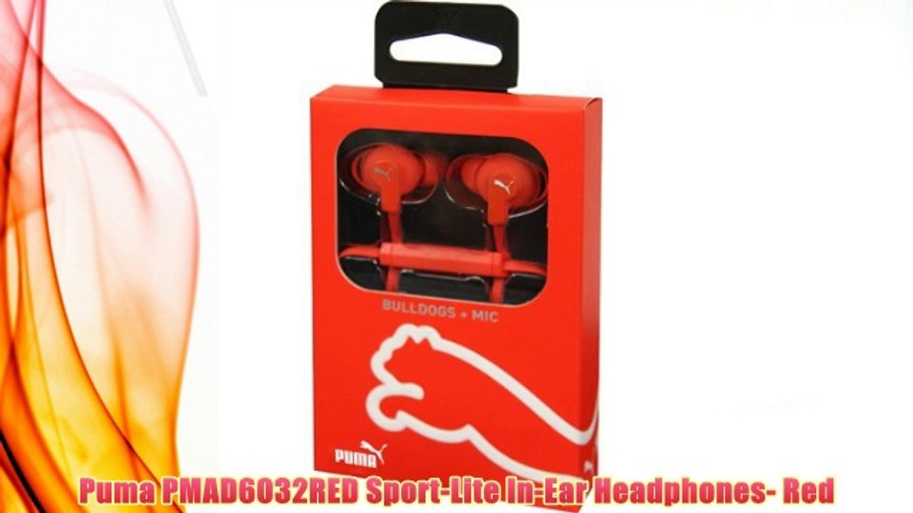 Best buy Puma PMAD6032RED Sport-Lite In-Ear Headphones- Red,