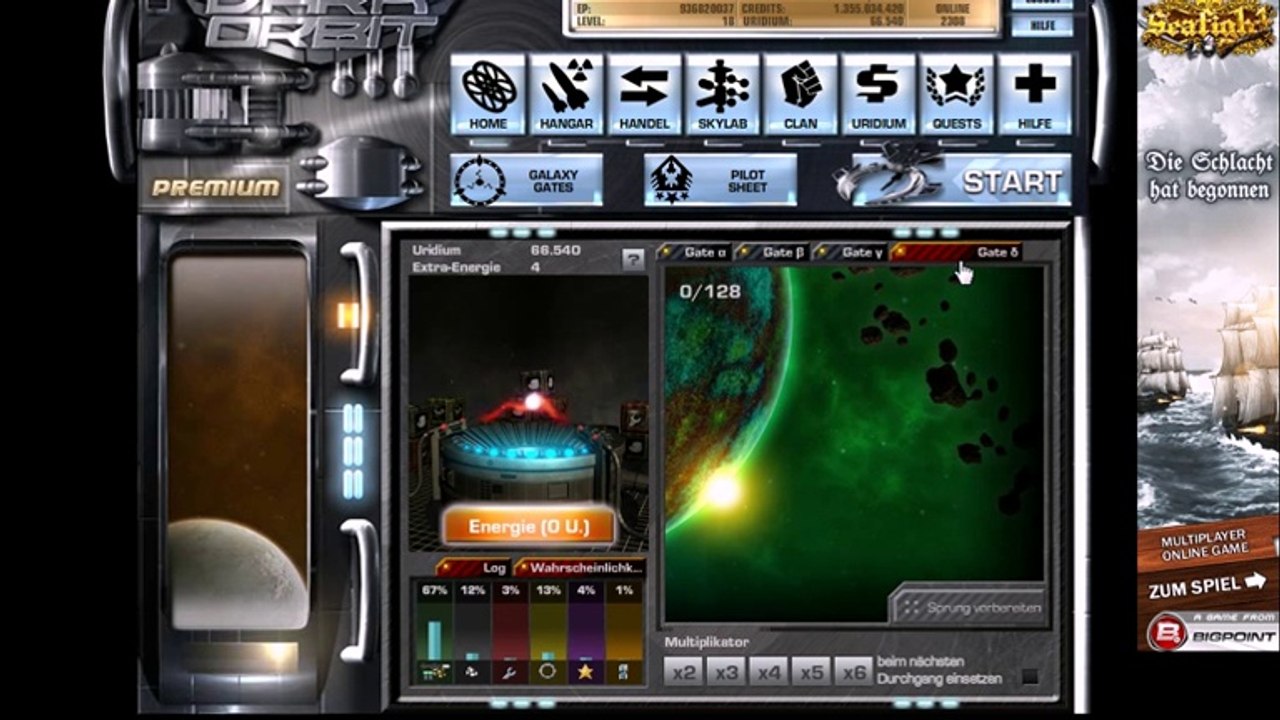 Browser Game -- Darkorbit Staffel 1 Part 2 German