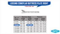 4.5mm Condylar Buttress Plate (Right) Manufacturer