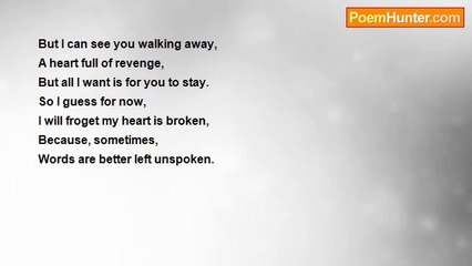 samantha brooks - Words not spoken