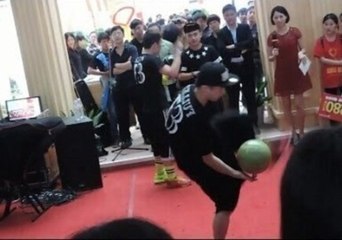 Amazing Basketball Skills Display in China