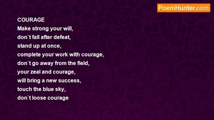 dr. ram sharma - COURAGE