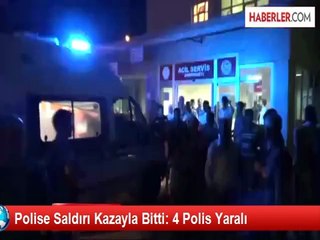 Siirt'te Zırhlı Polis Aracı Takla Attı: 4 Yaralı