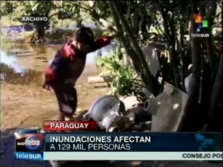 Crítica situación en Paraguay por inundaciones