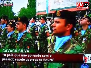 Cavaco Silva desmaia durante discurso 10 Junho