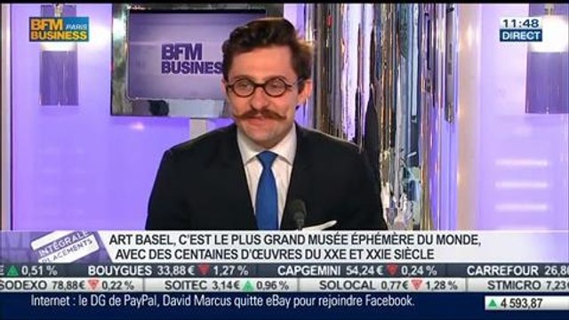 La foire Art Basel 45 : Arnaud Dubois, dans Intégrale Placements – 10/06