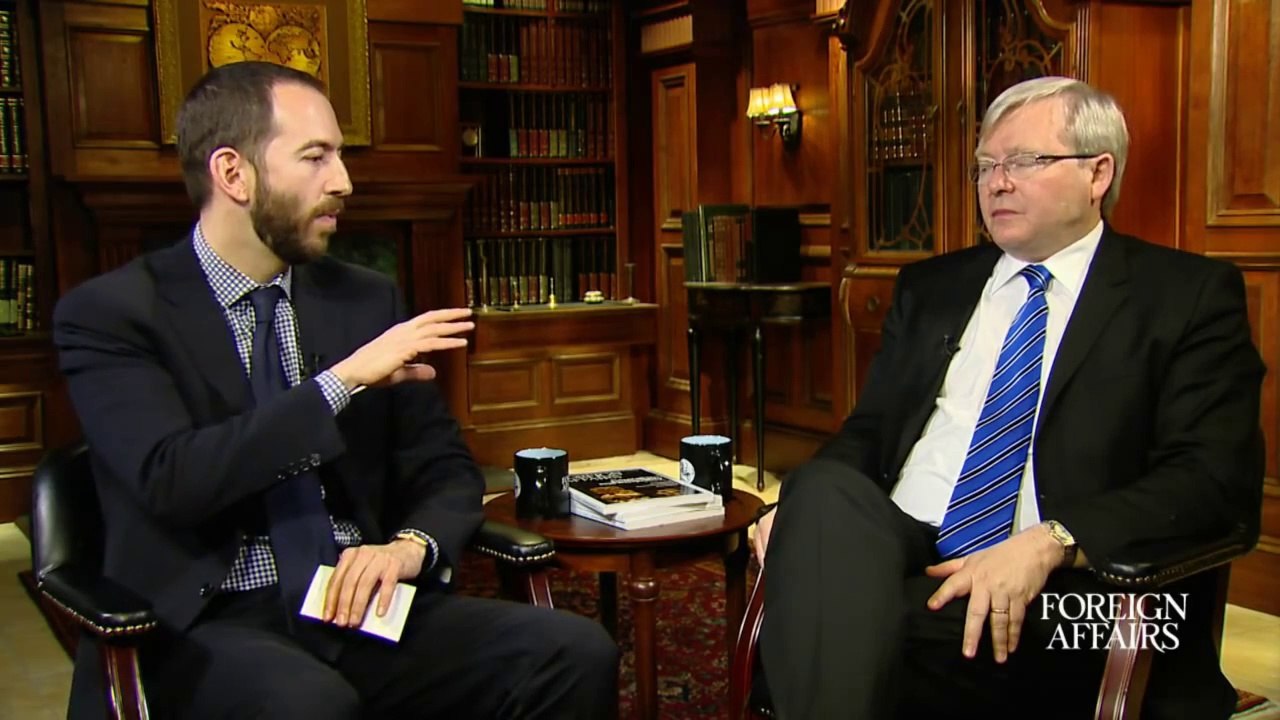 Kevin Rudd on Chinese Regional & Global Relations