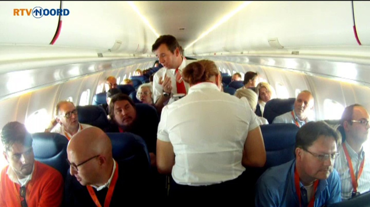 Geslaagde eerste vlucht naar Londen - RTV Noord