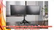 Best buy Halter® Freestanding Dual/Two LCD Monitor Desk Stand Holds Monitors up to 24 Widescreen,