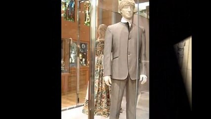 Mens collarless suits