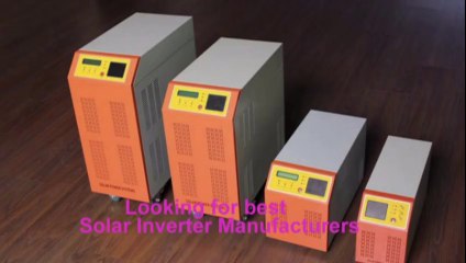 Solar Inverter Manufacturers in India