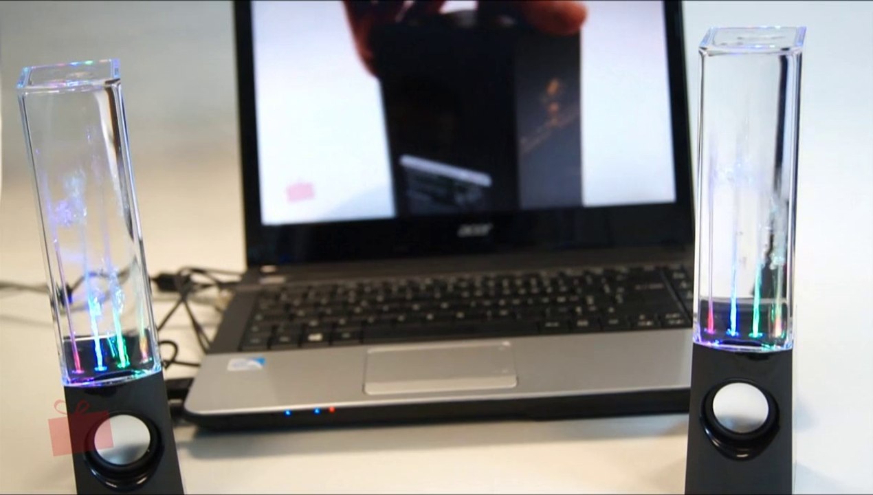 Enceintes USB à eau