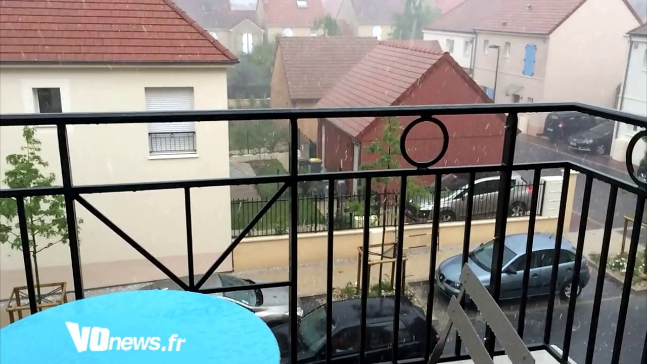 Grêle en Val-d'Oise
